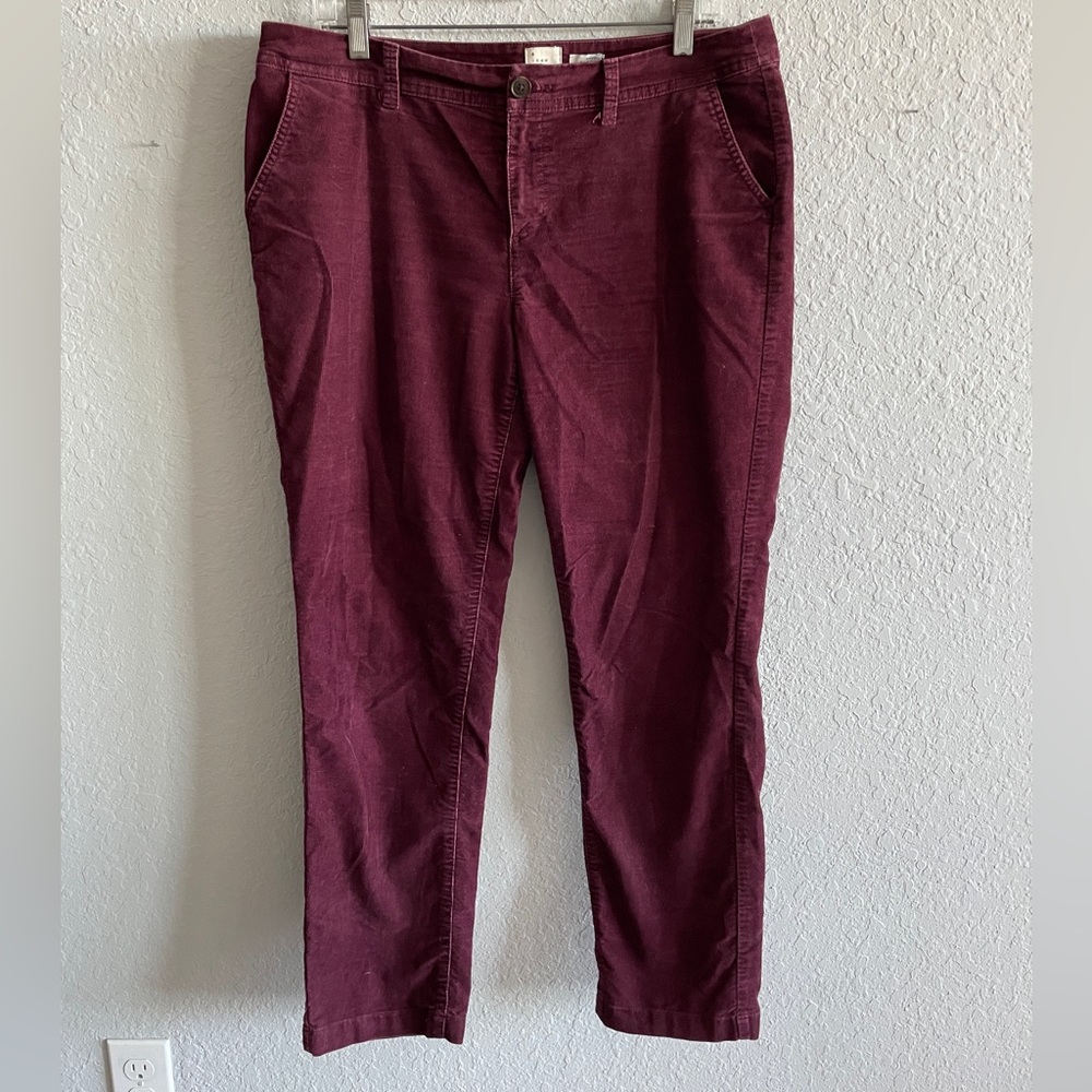A New Day - Magenta Corduroy Pants